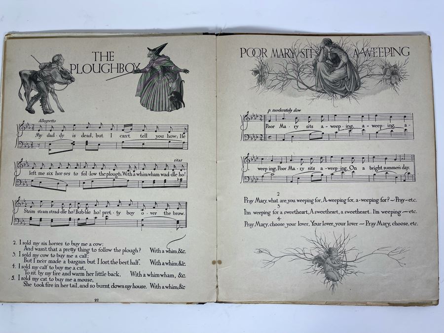 Antique Nursery Songs Song Book [Photo 10]