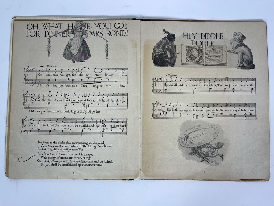 Antique Nursery Songs Song Book [Photo 9]
