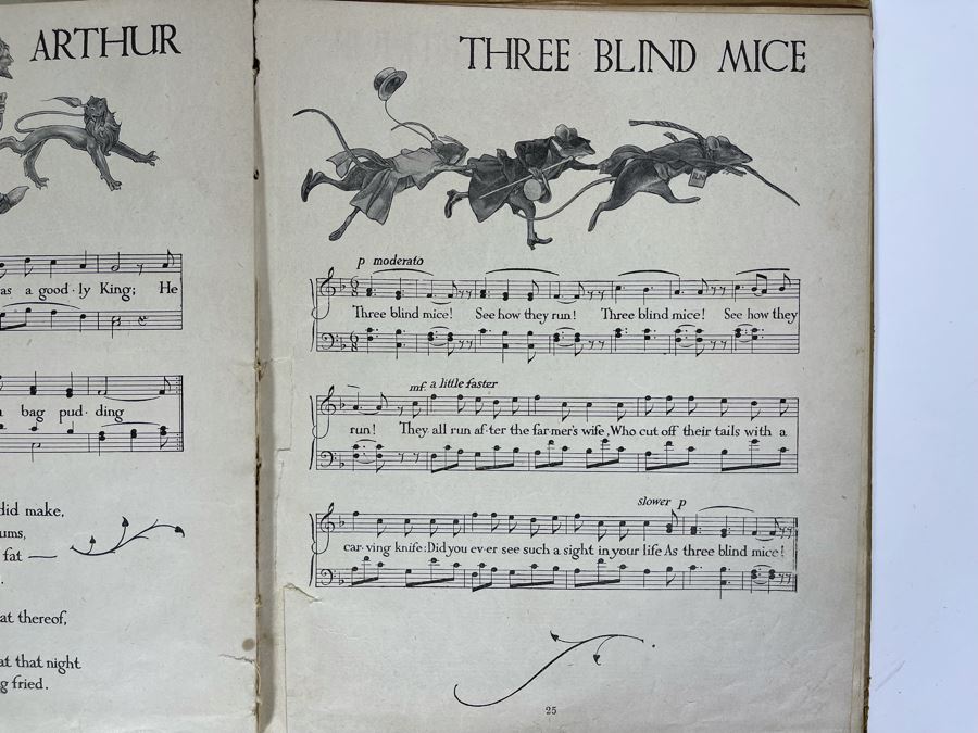 Antique Nursery Songs Song Book [Photo 11]