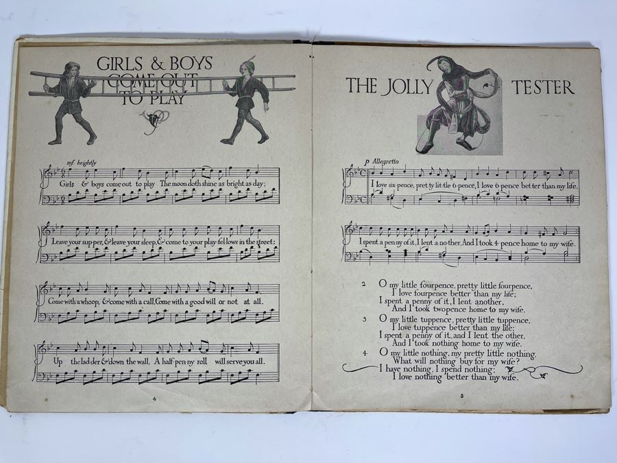 Antique Nursery Songs Song Book [Photo 8]