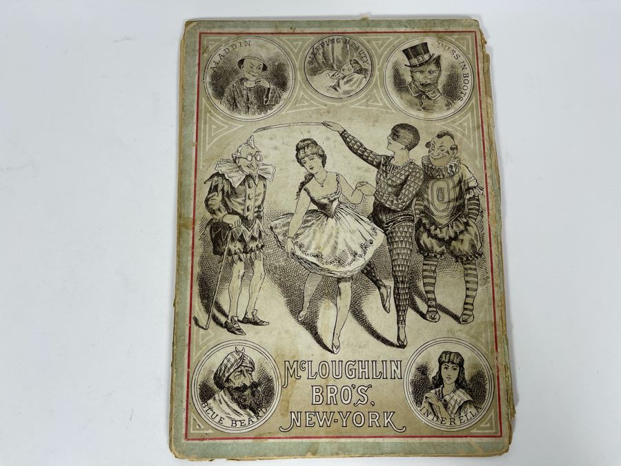 Antique Puss In Boots Pantomime Toy Books (Loose Pages / Binding) [Photo 16]