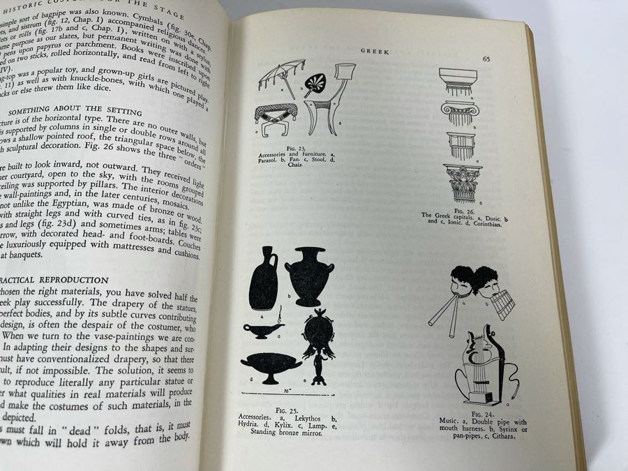 Vintage 1935 Book Historic Costume For The Stage By Lucy Barton [Photo 8]