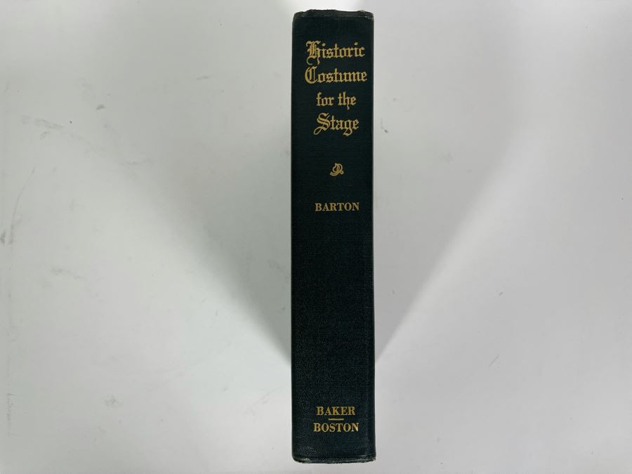 Vintage 1935 Book Historic Costume For The Stage By Lucy Barton [Photo 3]