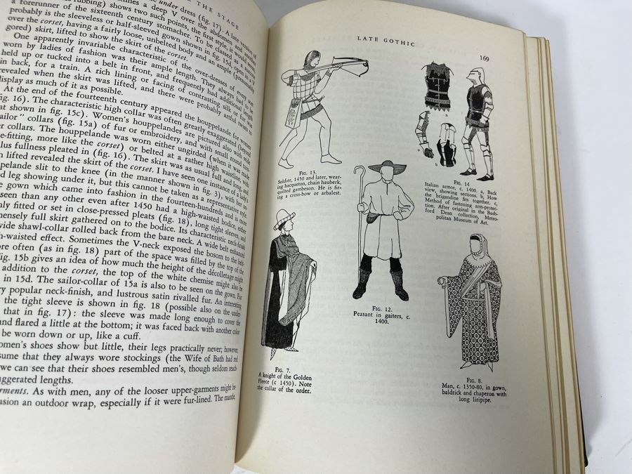 Vintage 1935 Book Historic Costume For The Stage By Lucy Barton [Photo 6]