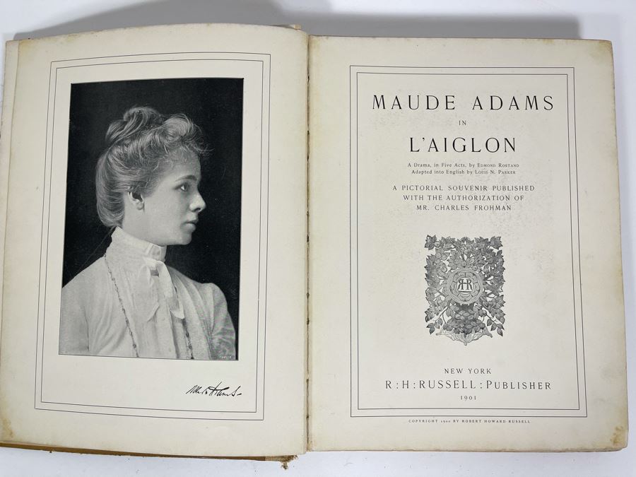 1901 Book The Illustrated American Stage By Robert Howard Russell 9 X 12 - See Photos [Photo 2]