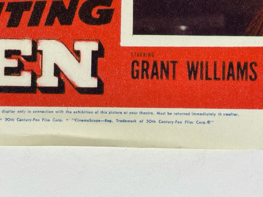 Vintage 1960 Lobby Card For The Movie '13 Fighting Men' Featuring Carole Mathews 14 X 11 [Photo 8]