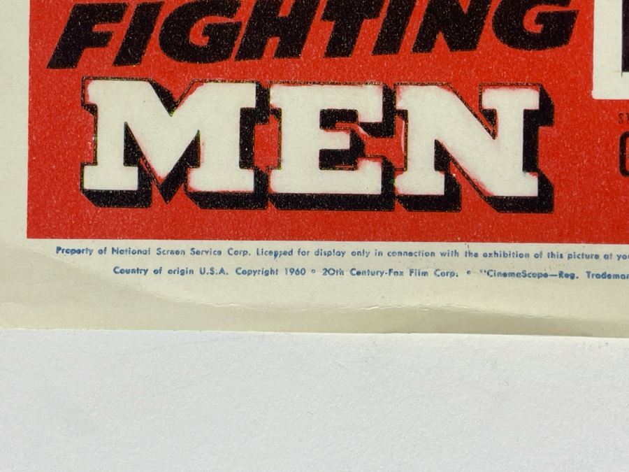 Vintage 1960 Lobby Card For The Movie '13 Fighting Men' Featuring Carole Mathews 14 X 11 [Photo 7]