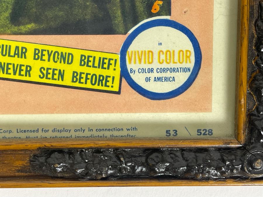 Framed Vintage 1953 Lobby Card For The Movie 'Shark River' Featuring Carole Mathews 14 X 11 [Photo 7]