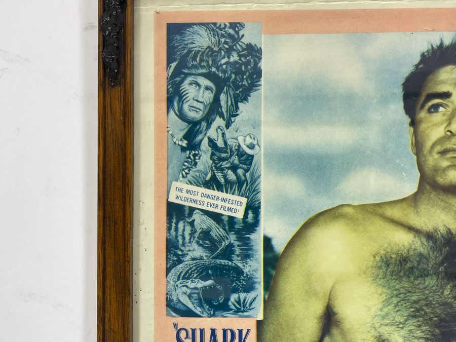 Framed Vintage 1953 Lobby Card For The Movie 'Shark River' Featuring Carole Mathews 14 X 11 [Photo 3]