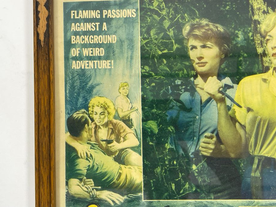 Framed Vintage 1956 Lobby Card For The Movie 'Swamp Women' Featuring Carole Mathews 14 X 11 [Photo 4]