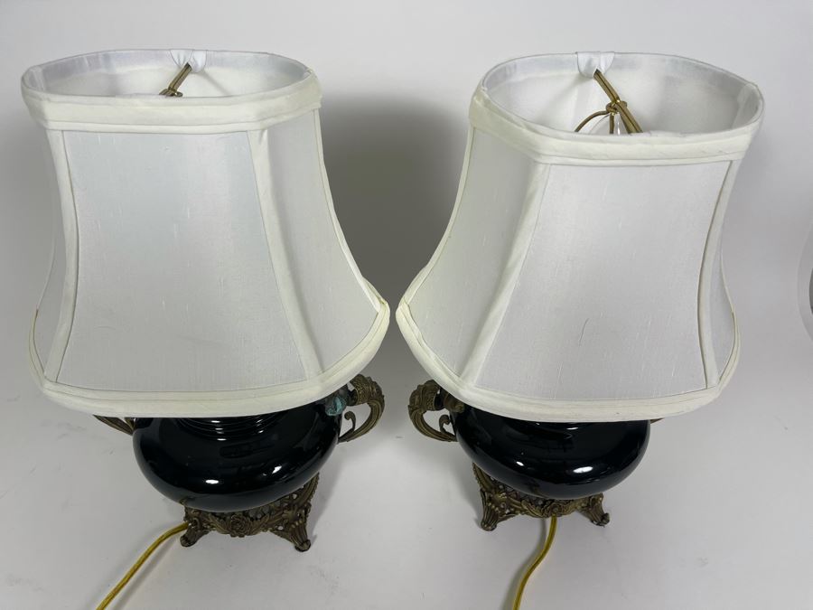 Pair Of Small Lamps 13H [Photo 4]