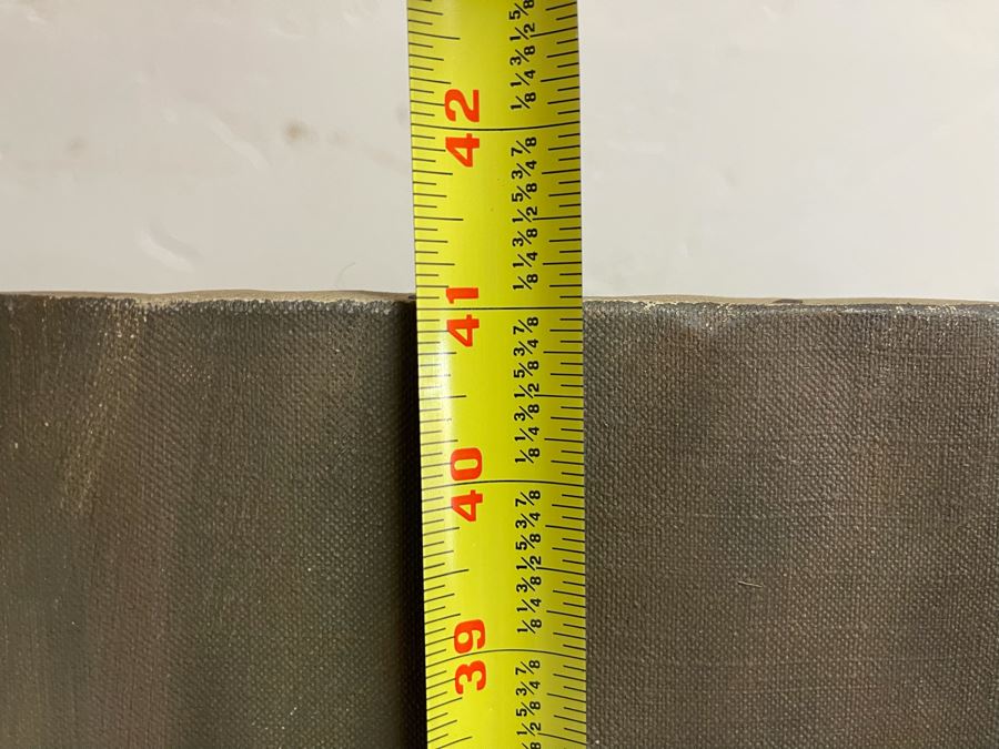 Vintage 1933 Original Jaccob Binder Portrait On Canvas 33 X 41 [Photo 13]