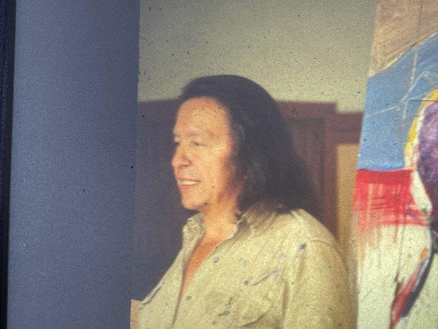 Original Set Of Seven Slides Showing Native American Artist Fritz Scholder's Progression Of Painting Photographed By Jean Klafs [Photo 16]