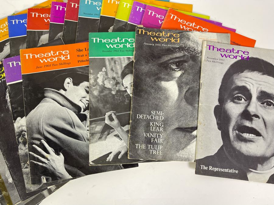 Collection Of 28 Mid-Century Theatre World Programs Books [Photo 5]