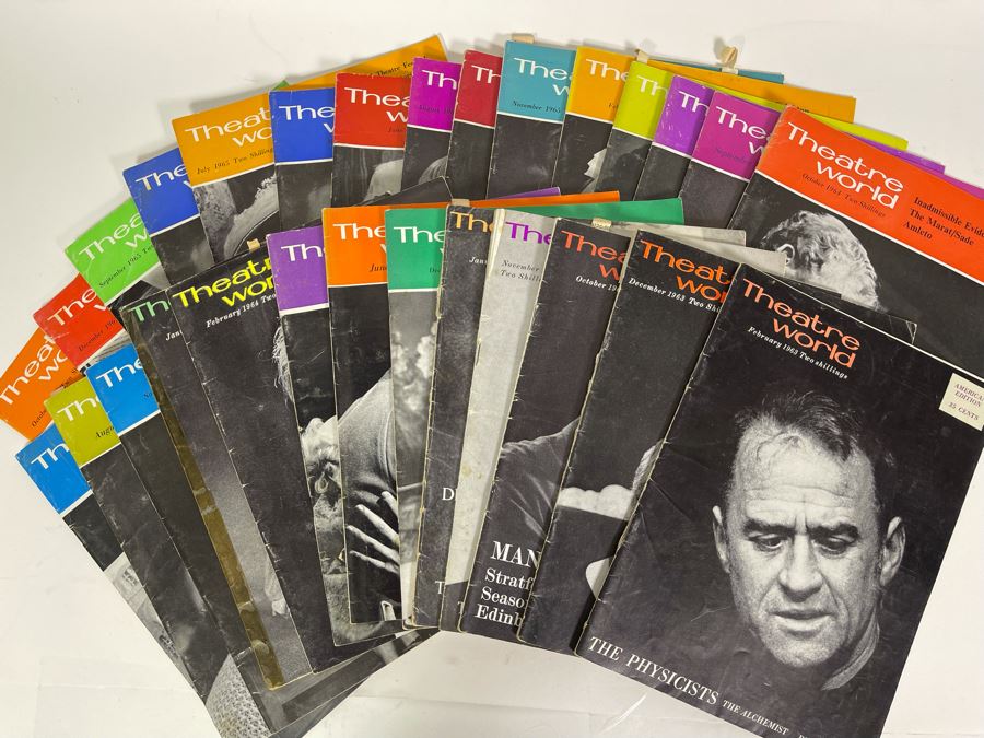 Collection Of 28 Mid-Century Theatre World Programs Books [Photo 2]