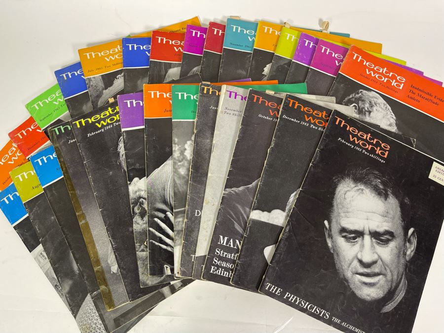 Collection Of 28 Mid-Century Theatre World Programs Books [Photo 3]