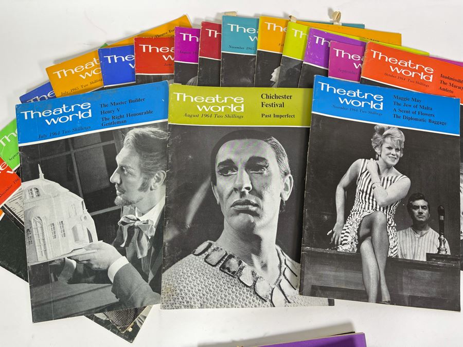 Collection Of 28 Mid-Century Theatre World Programs Books [Photo 7]