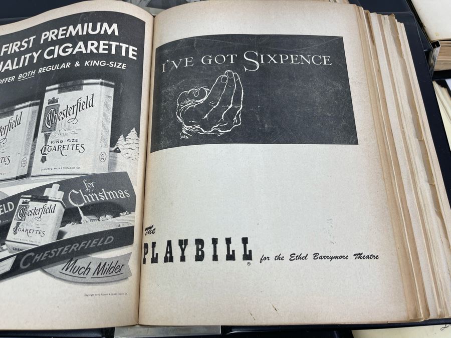 Huge Collection Of Vintage Playbills From The 1950s-1960s Including Audrey Hepburn In Ondine - See Photos For Sampling [Photo 31]
