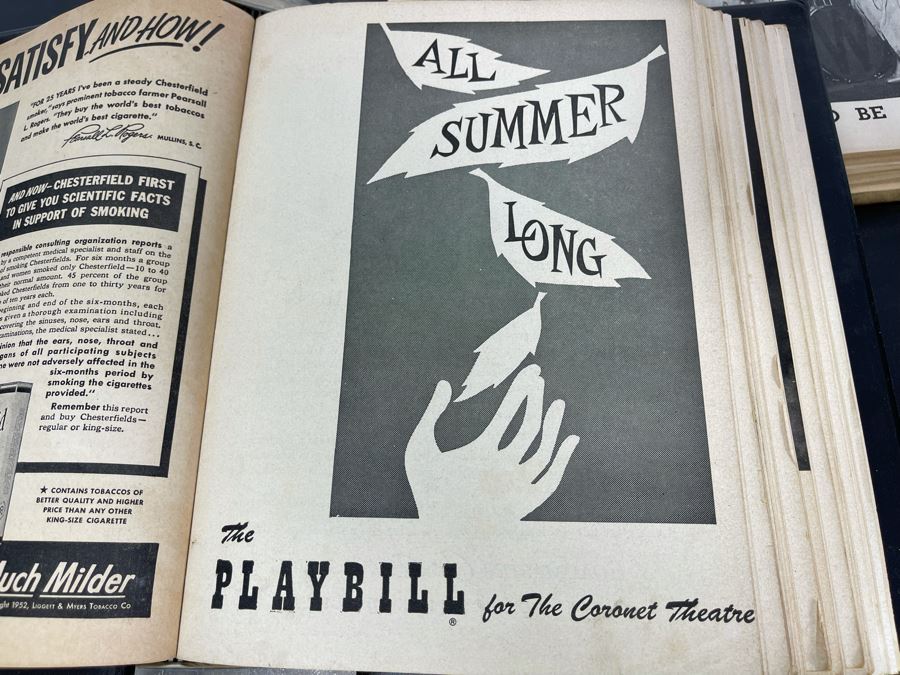 Huge Collection Of Vintage Playbills From The 1950s-1960s Including Audrey Hepburn In Ondine - See Photos For Sampling [Photo 12]