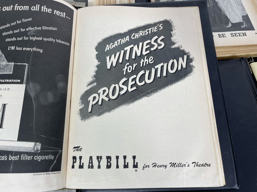 Huge Collection Of Vintage Playbills From The 1950s-1960s Including Audrey Hepburn In Ondine - See Photos For Sampling [Photo 24]