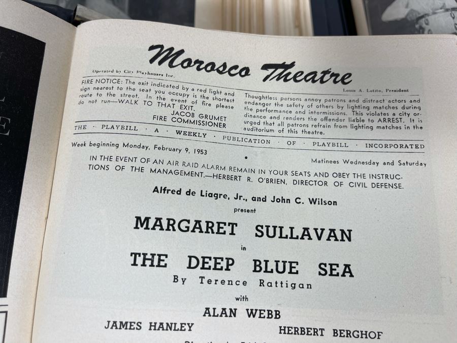 Huge Collection Of Vintage Playbills From The 1950s-1960s Including Audrey Hepburn In Ondine - See Photos For Sampling [Photo 9]