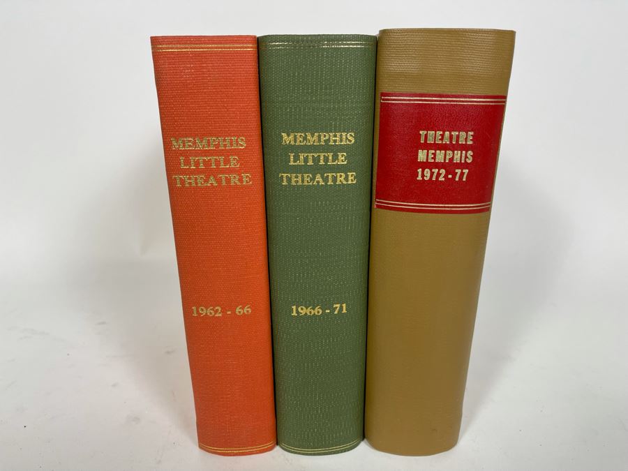 Collection Of Bound Theatre Programs From 1962-1977 From Memphis Little Theatre