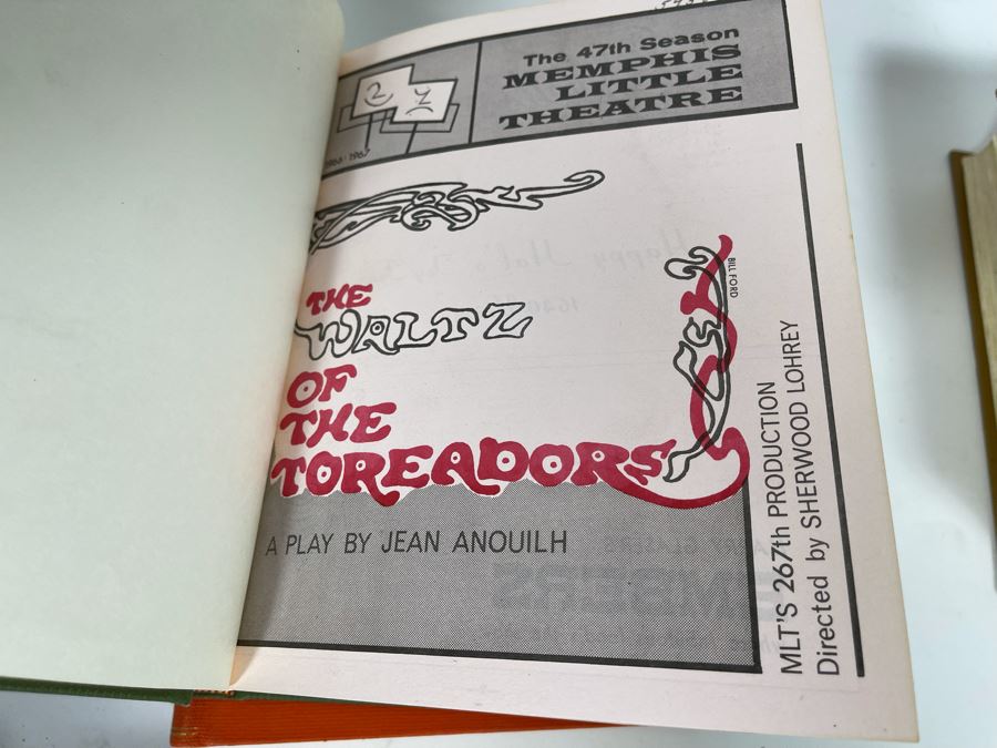 Collection Of Bound Theatre Programs From 1962-1977 From Memphis Little Theatre [Photo 7]