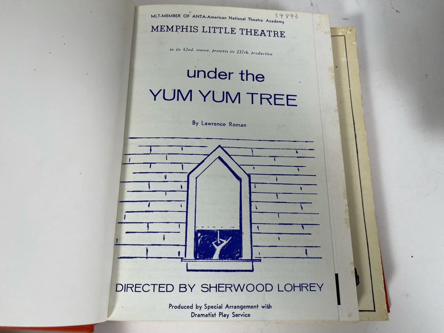 Collection Of Bound Theatre Programs From 1962-1977 From Memphis Little Theatre [Photo 3]