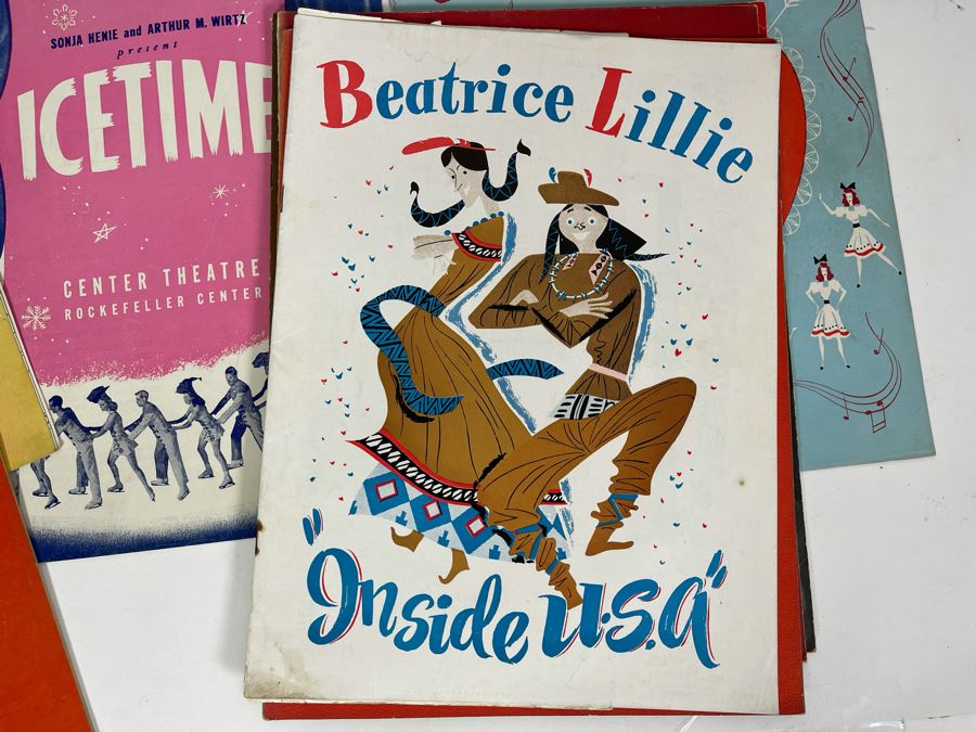 Large Collection Of Vintage Mid-Century Theatre Programs - See Photos [Photo 9]