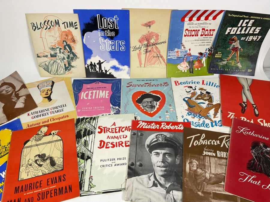 Large Collection Of Vintage Mid-Century Theatre Programs - See Photos [Photo 2]