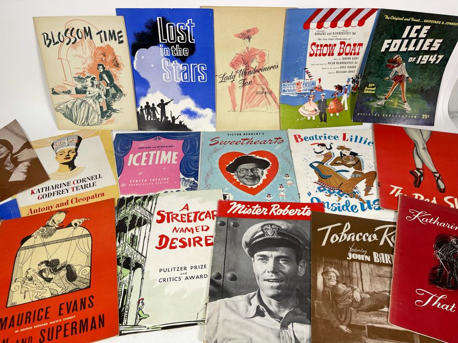 Large Collection Of Vintage Mid-Century Theatre Programs - See Photos [Photo 3]