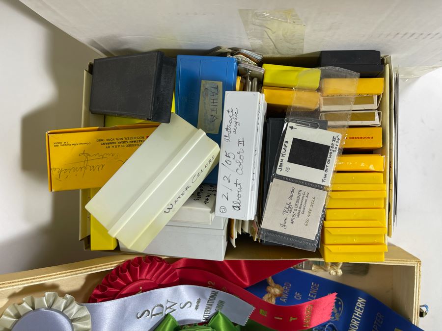 Artist Jean Klafs' Slides / Photos Collection Documenting Her Artwork Along With Jean Klafs' Award Ribbons From Various Art Shows [Photo 12]