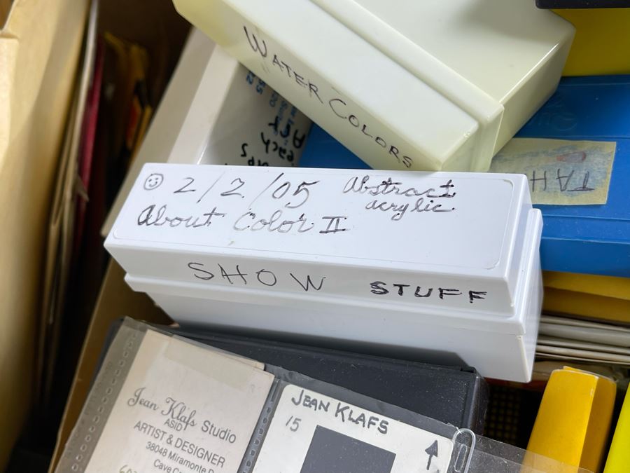 Artist Jean Klafs' Slides / Photos Collection Documenting Her Artwork Along With Jean Klafs' Award Ribbons From Various Art Shows [Photo 14]