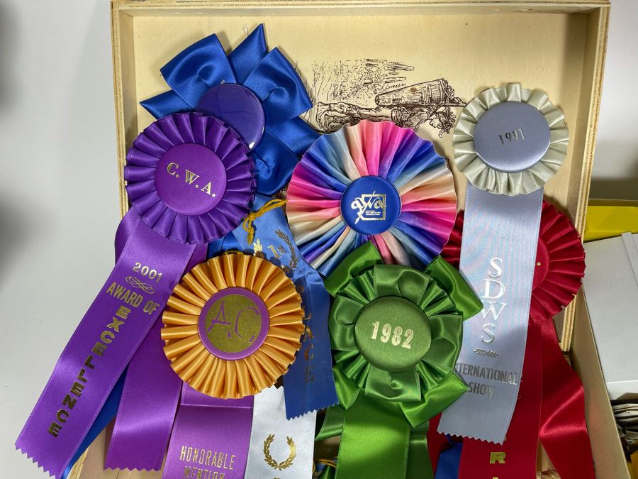 Artist Jean Klafs' Slides / Photos Collection Documenting Her Artwork Along With Jean Klafs' Award Ribbons From Various Art Shows [Photo 4]