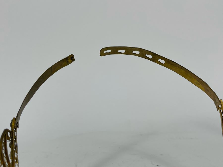 Adjustable Tiara With Rhinestones Crystals [Photo 14]