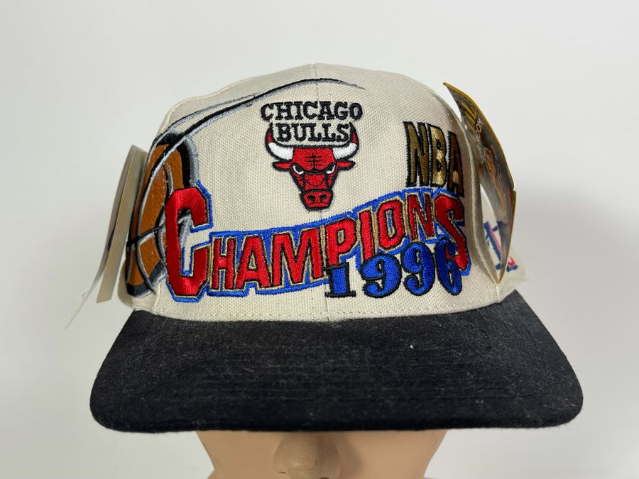 New With Tags Chicago Bulls NBA Basketball Champions 1996 Hat [Photo 1]