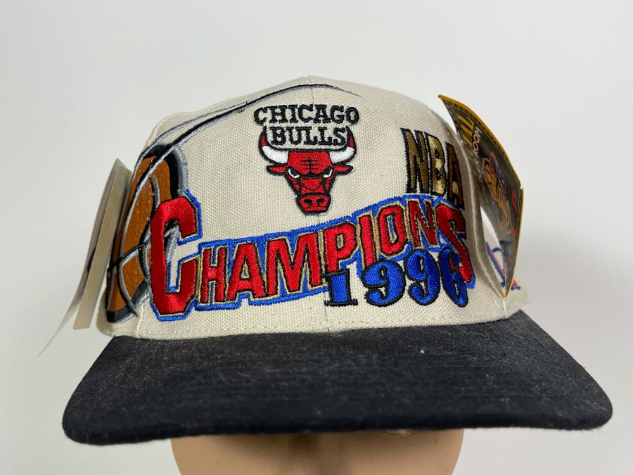 New With Tags Chicago Bulls NBA Basketball Champions 1996 Hat [Photo 2]