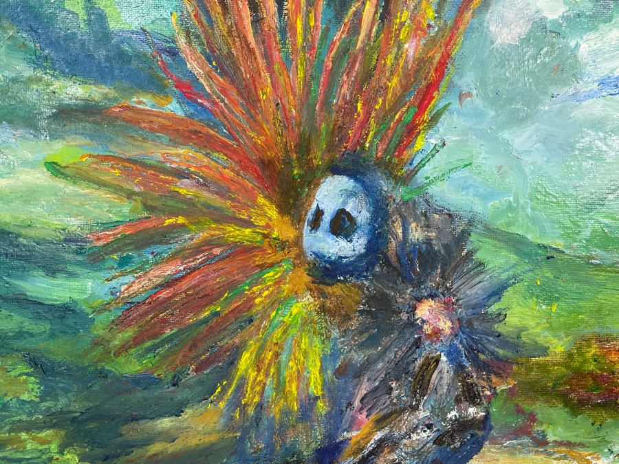 Original Joan Lohrey Oil Painting On Canvas Unsigned 18 X 24 [Photo 3]