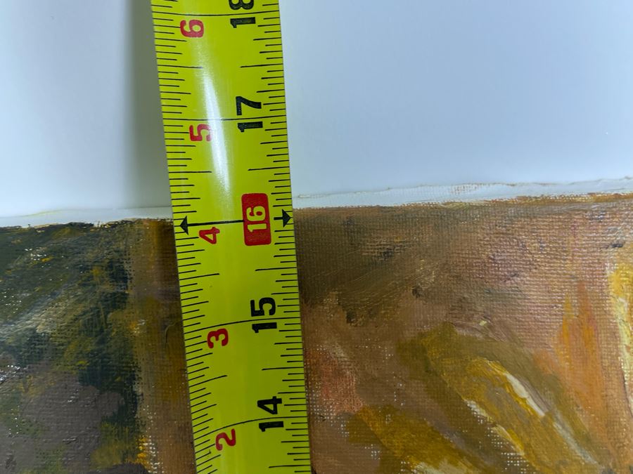 Original Joan Lohrey Oil Painting On Canvas Unsigned 20 X 16 [Photo 6]