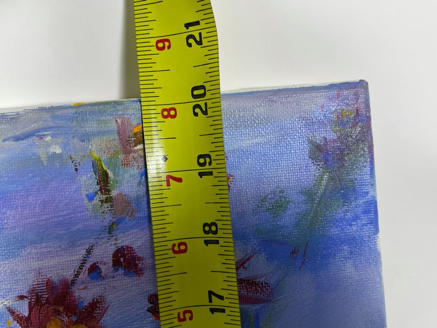 Original Joan Lohrey Still Life Oil Painting On Canvas Unsigned 16 X 20 [Photo 9]