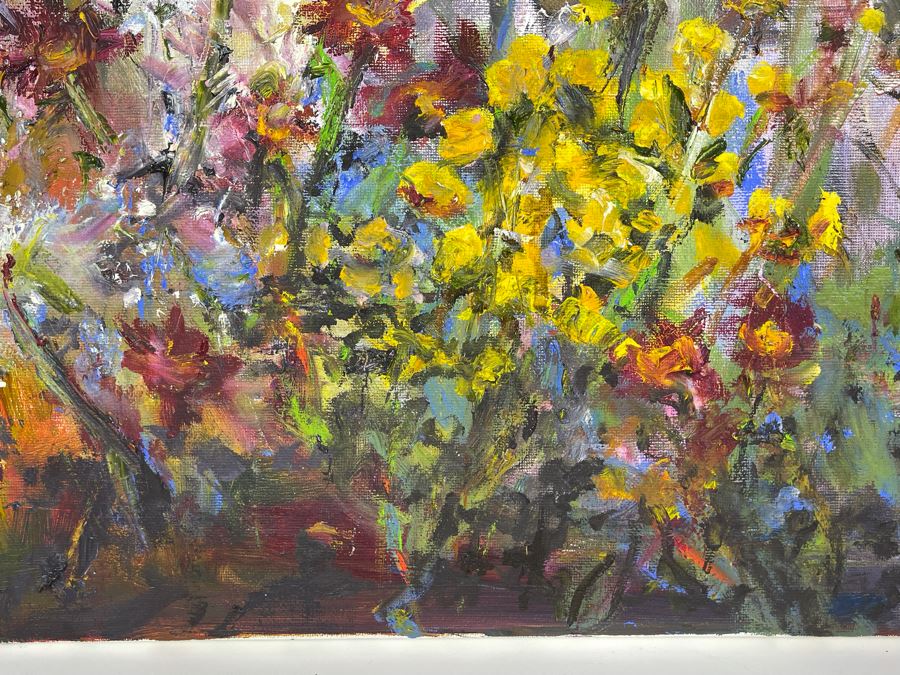 Original Joan Lohrey Still Life Oil Painting On Canvas Unsigned 16 X 20 [Photo 7]