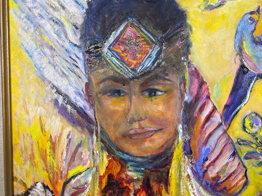 Framed Original Joan Lohrey Oil Painting On Canvas 16 X 20 [Photo 6]