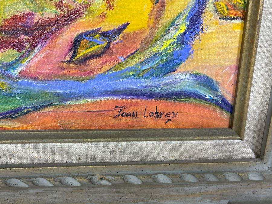 Framed Original Joan Lohrey Oil Painting On Canvas 16 X 20 [Photo 10]