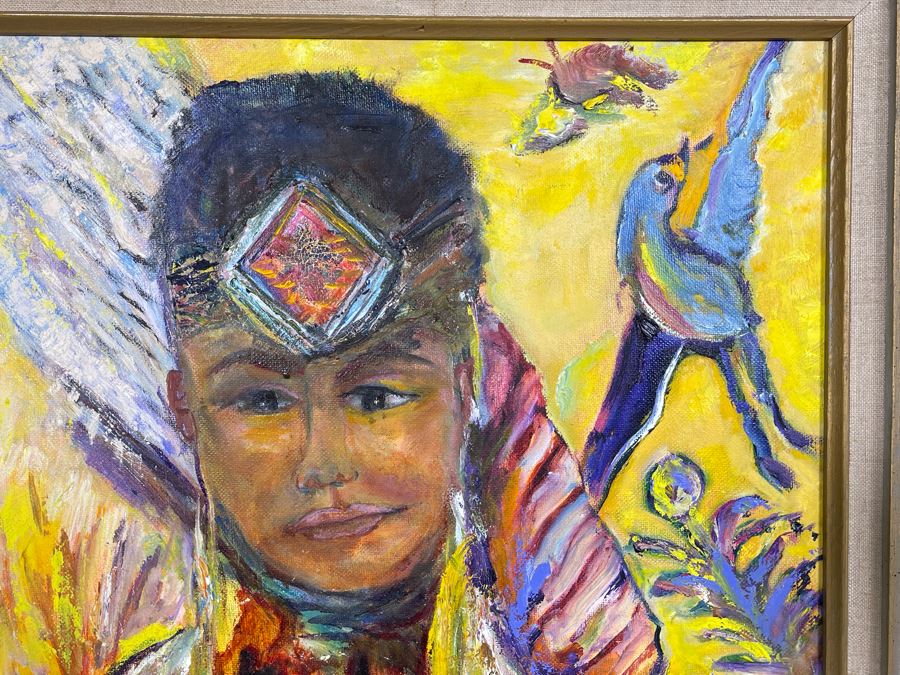 Framed Original Joan Lohrey Oil Painting On Canvas 16 X 20 [Photo 5]