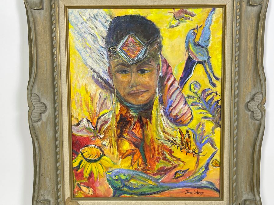 Framed Original Joan Lohrey Oil Painting On Canvas 16 X 20 [Photo 4]