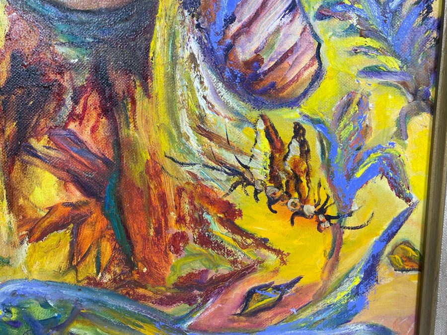 Framed Original Joan Lohrey Oil Painting On Canvas 16 X 20 [Photo 9]