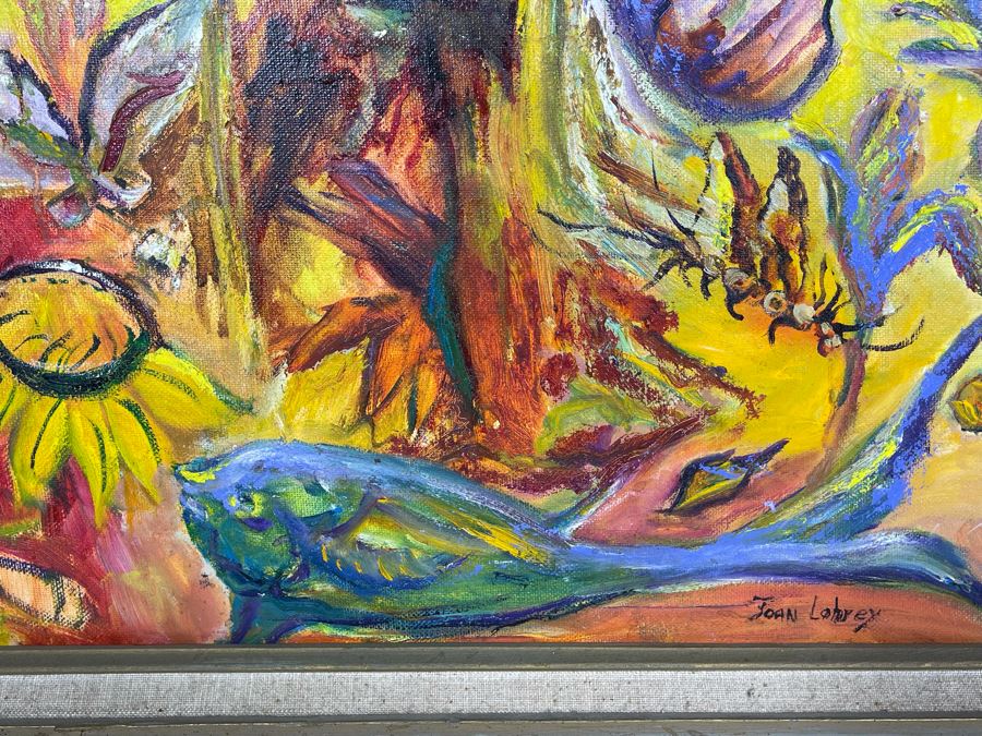 Framed Original Joan Lohrey Oil Painting On Canvas 16 X 20 [Photo 8]