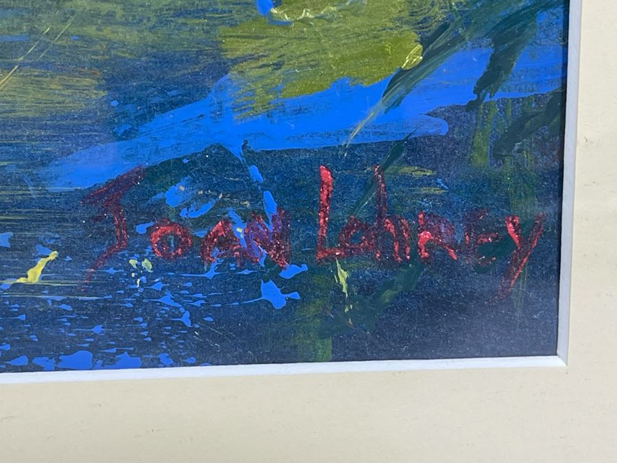 Framed Original Joan Lohrey Oil Painting On Paper Frame Measures 23 X 26 [Photo 10]