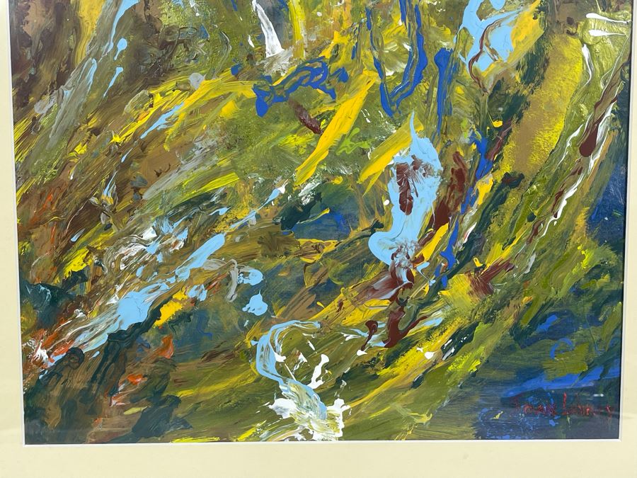 Framed Original Joan Lohrey Oil Painting On Paper Frame Measures 23 X 26 [Photo 9]