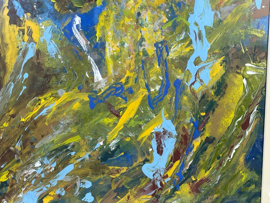 Framed Original Joan Lohrey Oil Painting On Paper Frame Measures 23 X 26 [Photo 8]